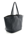 Soft Grained Calfskin Small Belt Cabas Phantom Slate