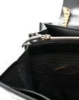 Calfskin Matelasse GG Marmont Chain Wallet Black