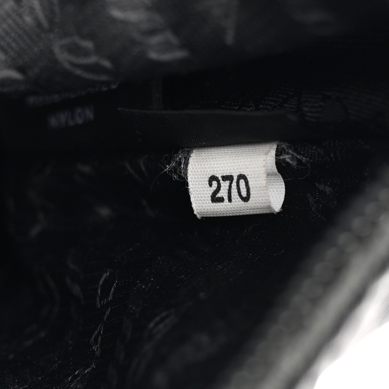 Tessuto Nylon Mini Re-Edition 2000 Bag Black