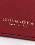 Nappa Intrecciato Continental Wallet Dark Red