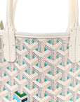 Goyardine Poitiers Claire Voie Tote White Opaline