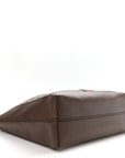 GG Supreme Monogram Web Ophidia Tote Brown
