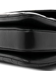 Lambskin Quilted Small Trendy CC Dual Handle Flap Bag Black