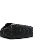 Lambskin Quilted Maxi CHNL 19 Flap Black