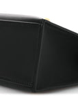 Swift Horseshoe Kelly Pochette Clutch Black Lime