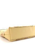 Monogram Jumbo GG Textured Dollar Calfskin Medium Ophidia Shopping Tote Beige Banana