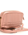 Calfskin Quilted Small Lola Camera Bag  Dusty Pink