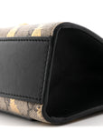 GG Supreme Monogram Bees Small Padlock Shoulder Bag Black
