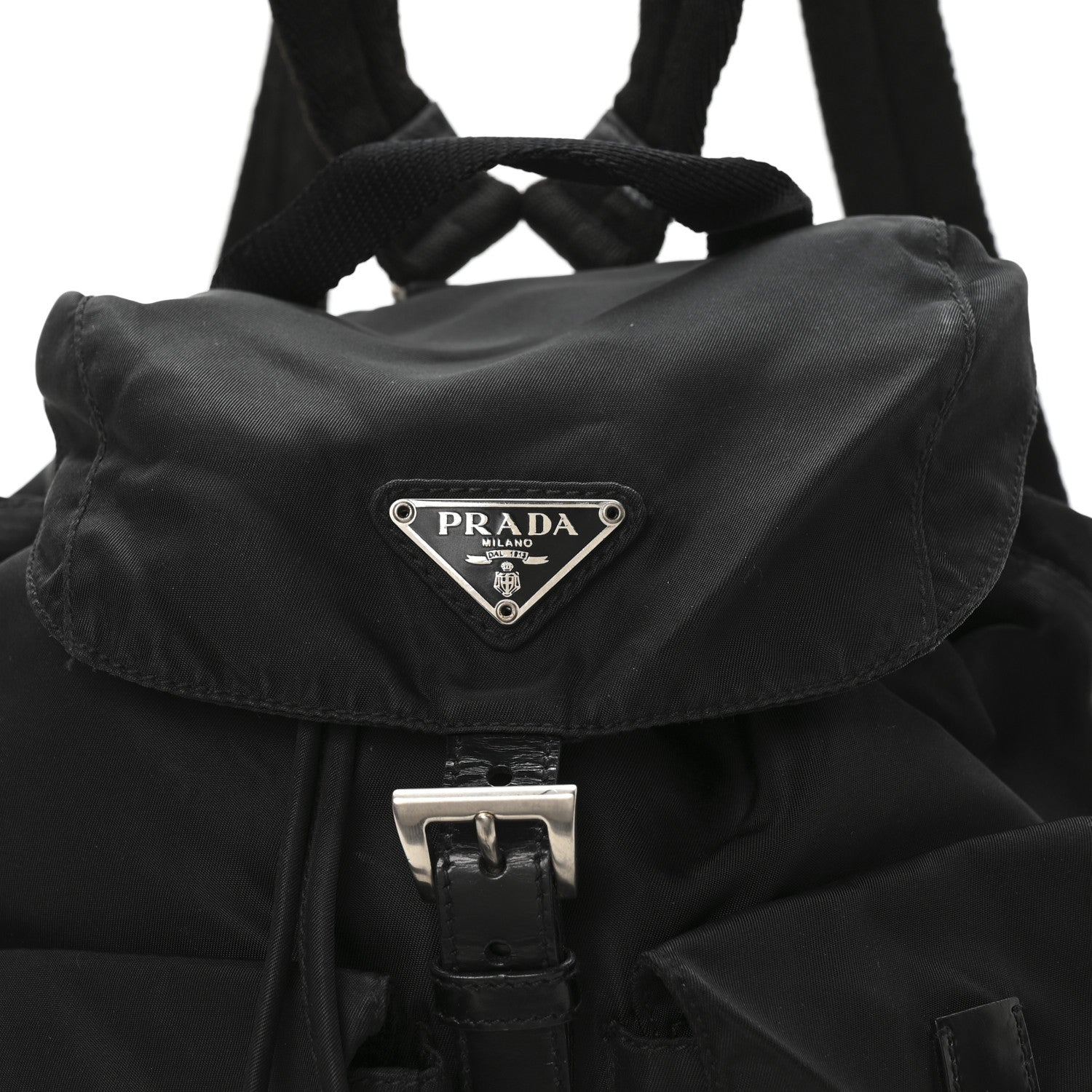 Tessuto Nylon Vela Small Backpack Black
