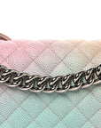 Caviar Quilted Medium Cuba Rainbow Boy Flap Multicolor