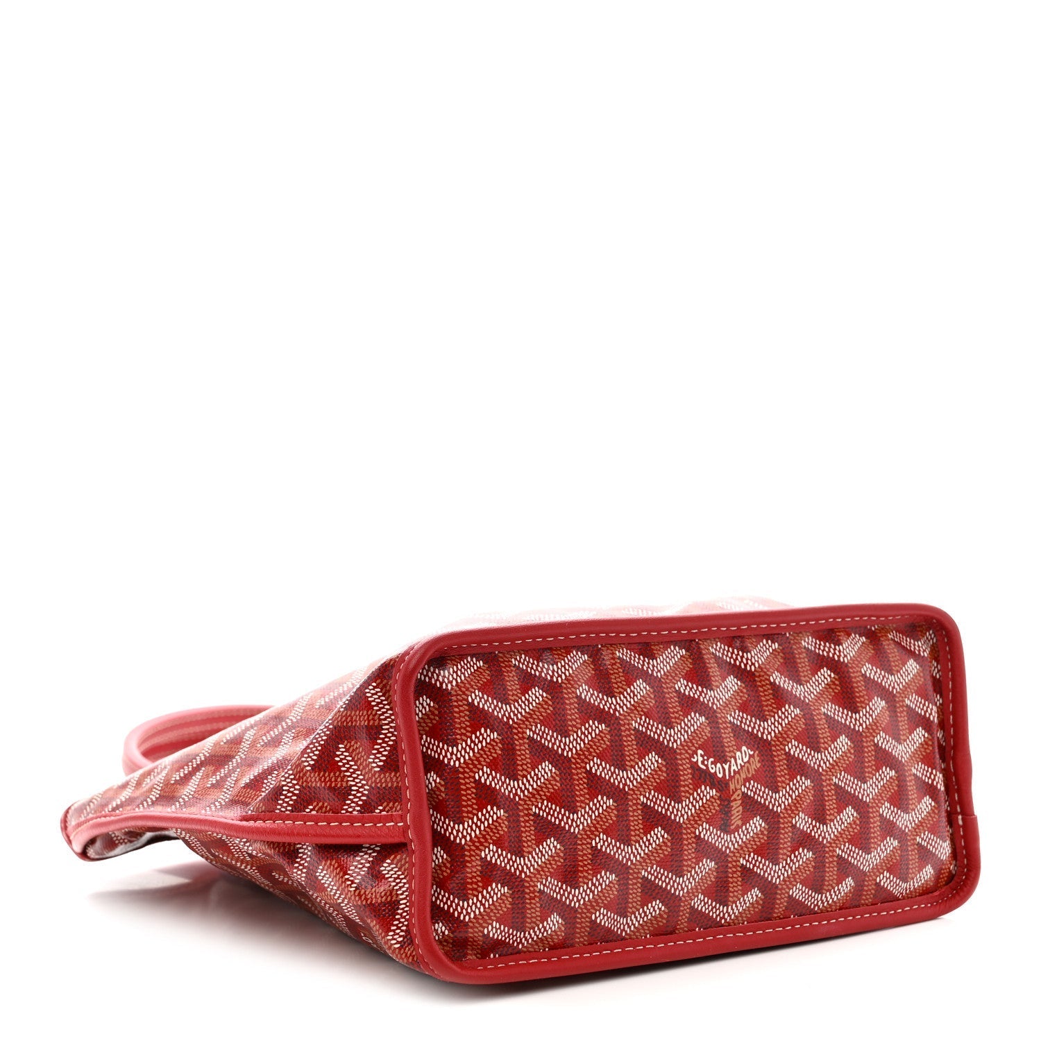 Goyardine Reversible Mini Anjou Red