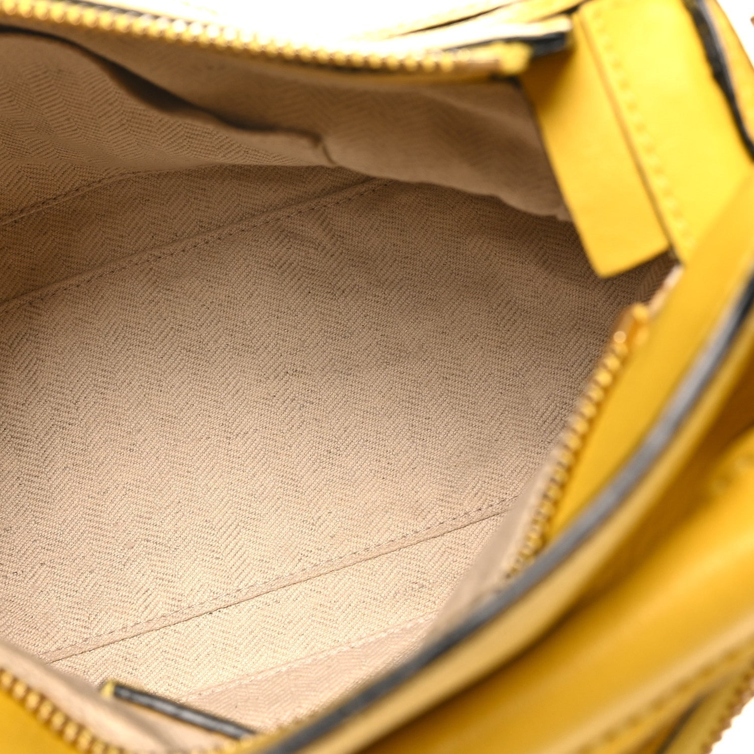 Calfskin Small Puzzle Bag Yellow