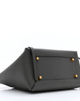 Grained Calfskin Mini Belt Bag Grey