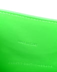 Shiny Box Calfskin Hourglass Top Handle Bag XS Fluo Green