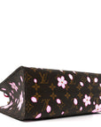 LV X TM Monogram Cherry Blossom Onthego PM Sakura Brown