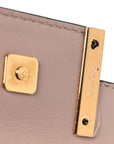 Nappa Matisse FF Embossed Nano Baguette Charm Rosa Quarzo