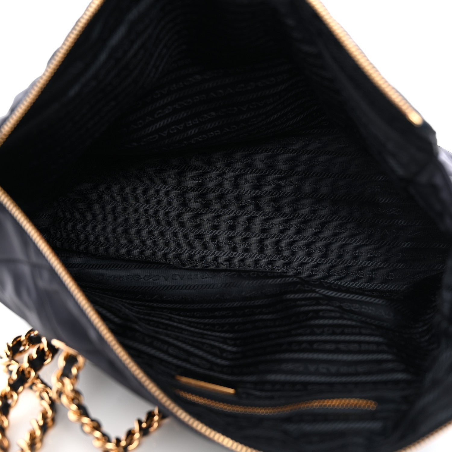 Nylon Tessuto Impuntu Quilted Tote Baltico