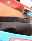 Nappa Colorblock Mini Peekaboo Iconic Satchel Blue Royal Papavero Cuoio