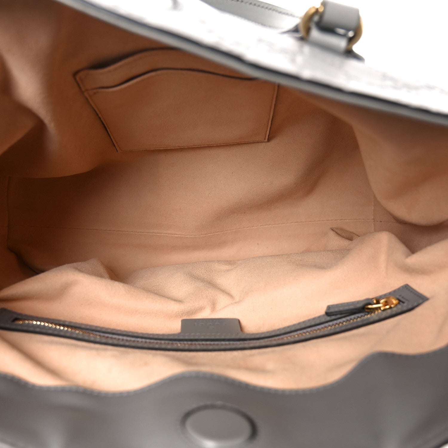 GCCIssima Linea A Foldover Tote Storm Grey