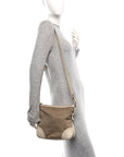 Jacquard Logo Shoulder Bag Corda Cera