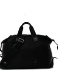 Nylon Signature Duffle  Black
