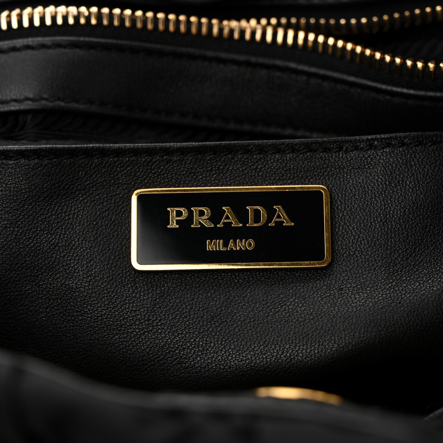 Tessuto Nylon Gaufre Tote Black