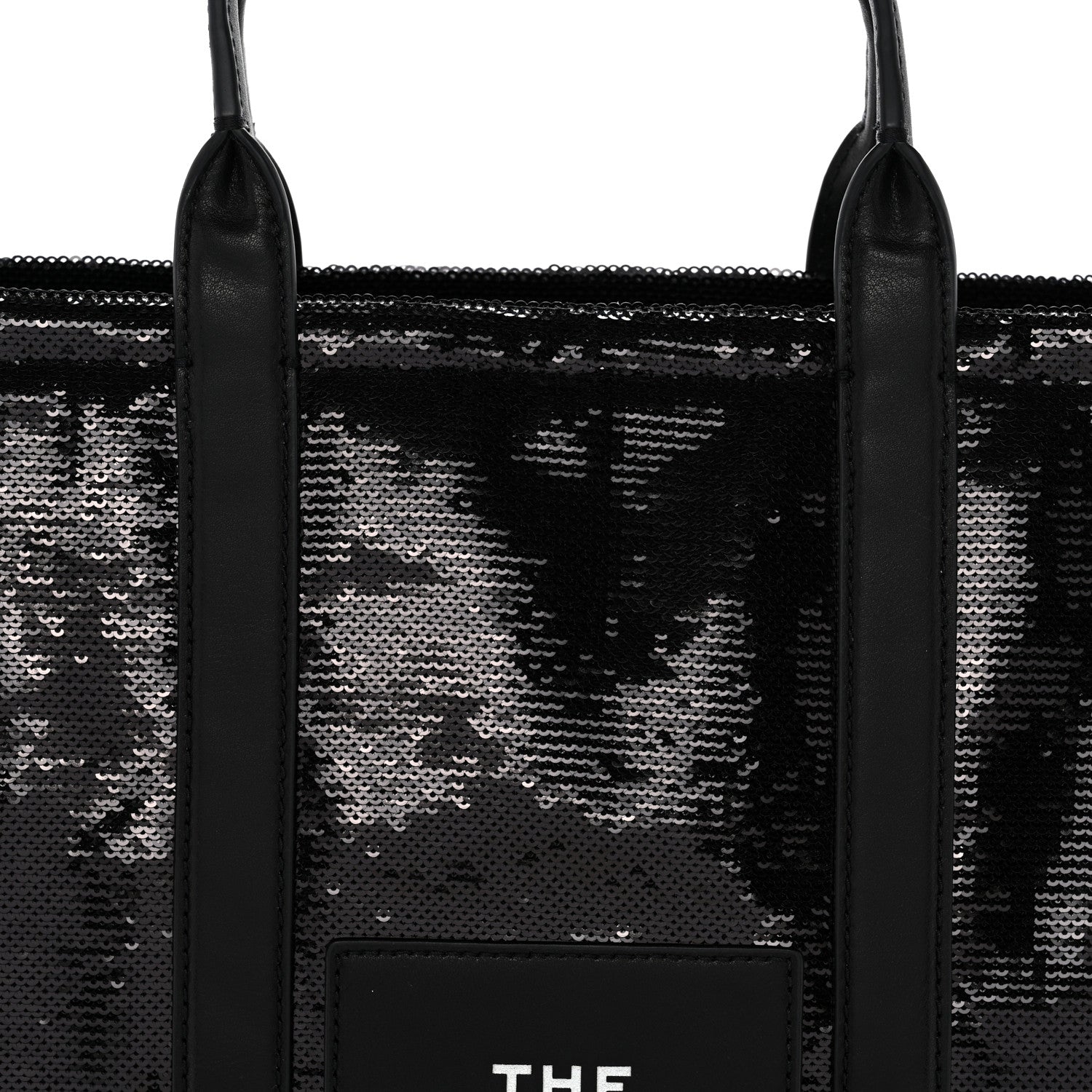 Sequin Medium The Tote Bag Black
