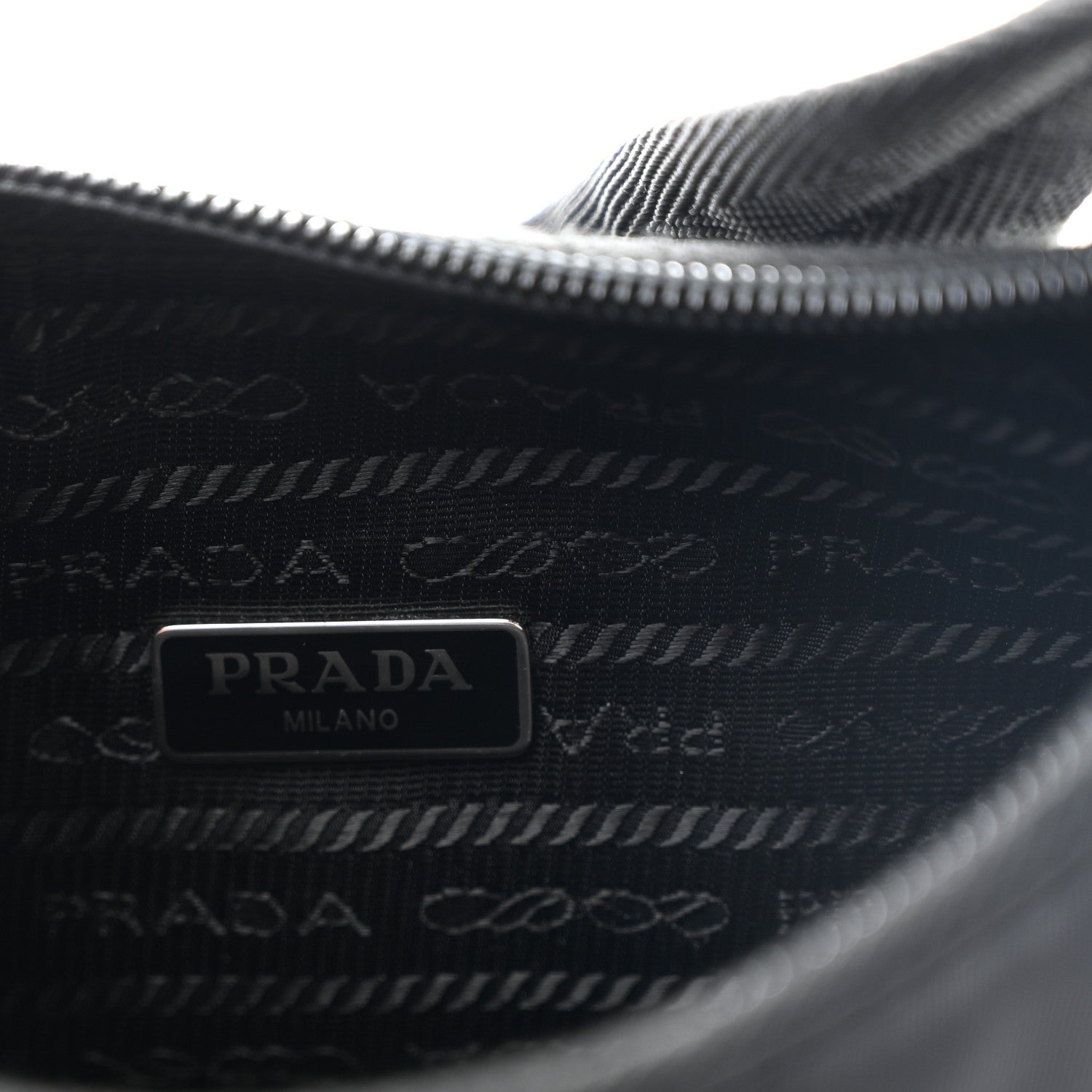 Tessuto Nylon Mini Re-Edition 2000 Bag Black