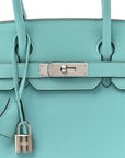 Togo BIRKIN 30 Bleu Atoll