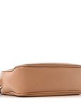 Pebbled Calfskin Small Soho Disco Bag Camelia