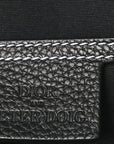 X PETER DOIG Grained Calfskin Slingbag Backpack Black