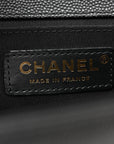 Caviar Quilted Medium Boy Flap Black