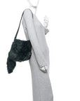 Shearling Small Knight Crossbody Bag Vine