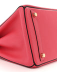 Chevre Mysore Horseshoe Birkin 30 Bougainvillea Black
