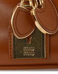 Nappa Small Beau Top Handle Bag Cognac