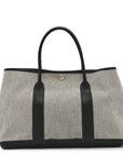 Toile Negonda Garden Party 36 MM Tote Black Ecru