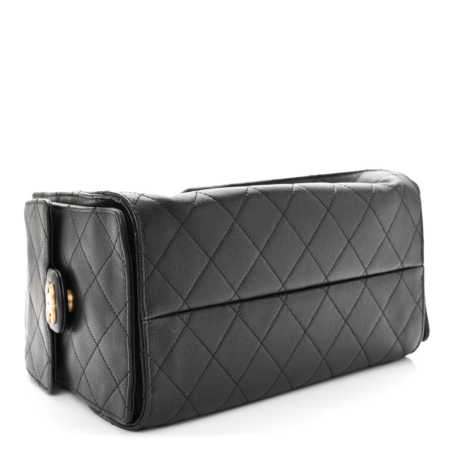 Caviar Quilted Small CHNL 25 Handbag Black