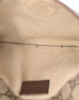 GG Supreme Monogram Neo Vintage Web Belt Bag Brown