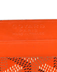 Goyardine Saint Sulpice Card Holder Orange
