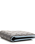 Nappa Intrecciato Bi-Fold Wallet Ebano