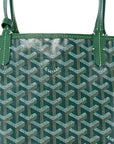 Goyardine Reversible Mini Anjou Green