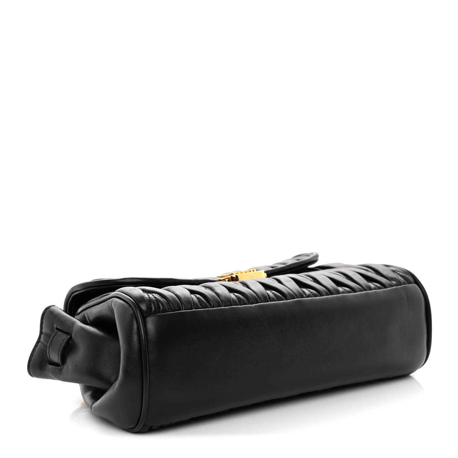 Nappa Matelasse Shoulder Bag Black