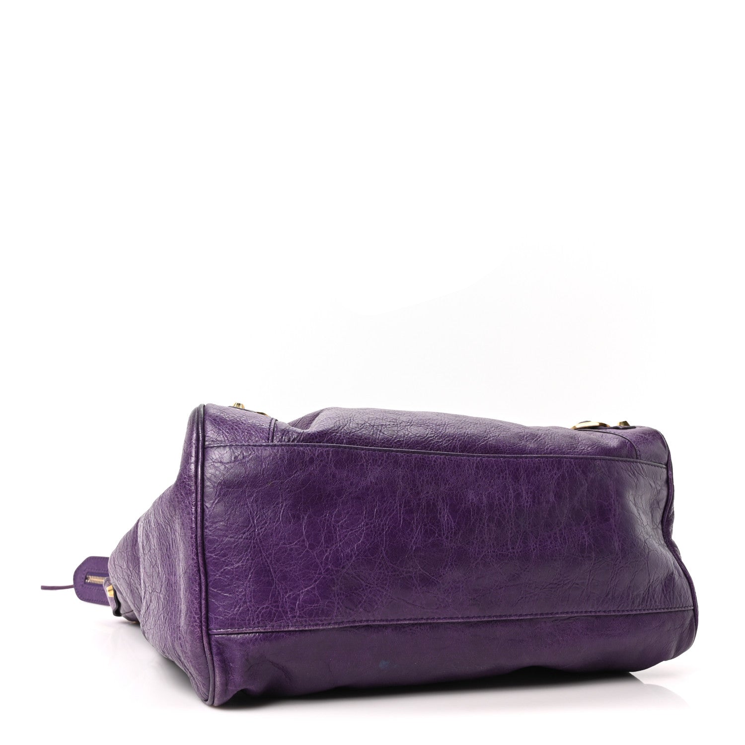 Agneau Classic Gold Hardware Velo Dark Violet
