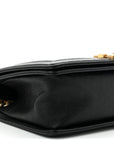 Caviar Quilted Medium Boy Flap Black