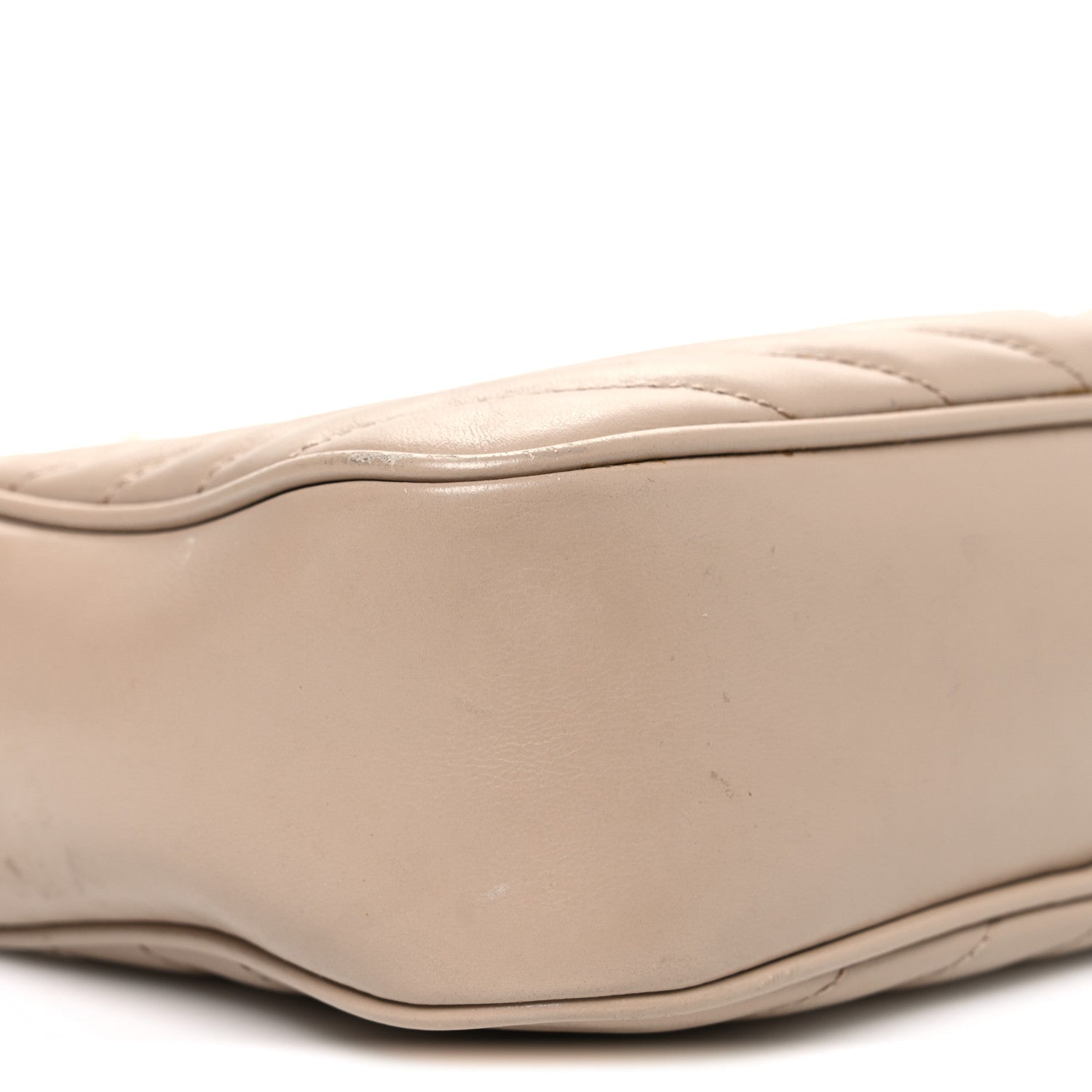 Calfskin Matelasse Monogram Lou Camera Bag Dark Beige