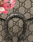 GG Supreme Monogram Blooms Dionysus Belt Bag Beige Multicolor Dry Rose
