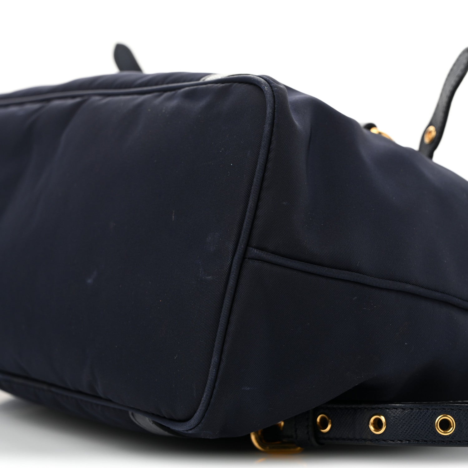 Saffiano Tessuto Nylon Shopping Tote Royal Blue