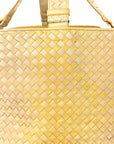 Nappa Intrecciato Nuance Bucket Ombre Tote Yellow