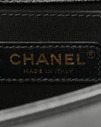 Caviar Quilted Small Boy Flap Black