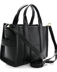 Grained Calfskin Small The Tote Bag Black